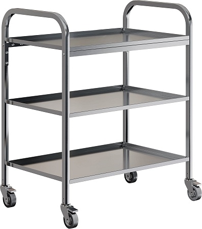 Тележка сервировочная RESTOINOX ТС-3-8/5
