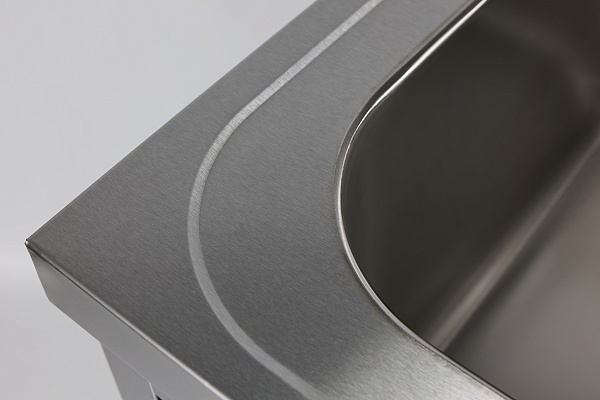 Стол производственный купе RESTOINOX СПЗК1М-10/6-БЛ с моечной ванной