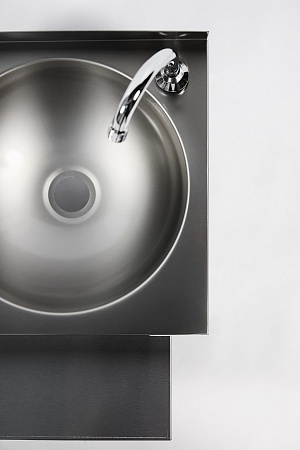 Рукомойник настенный коленный RESTOINOX РНКXГ-40/40-Б