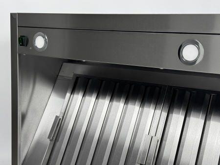 Зонт вытяжной пристенный с подсветкой RESTOINOX ЗВПКП-11/14