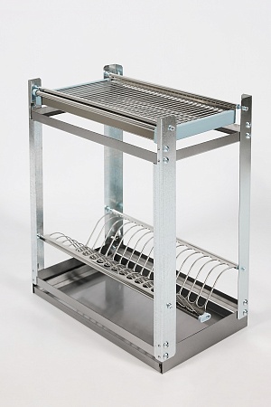 Полка навесная RESTOINOX ПНТС-1/1-600-ЭЦ для сушки посуды