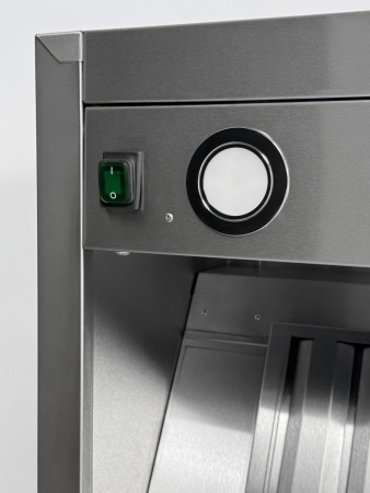 Зонт вытяжной центральный с подсветкой RESTOINOX ЗВЦУП-08/20