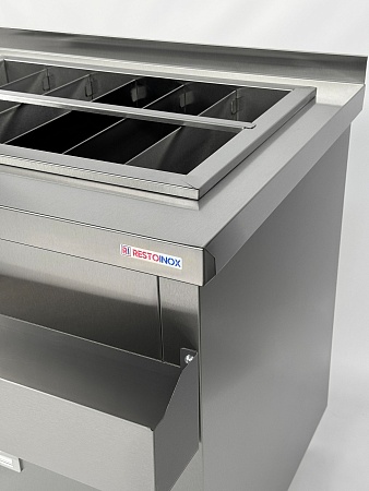 Барная станция RESTOINOX БСЗ1-12/7-02 с ящиками