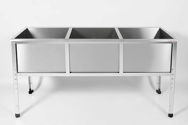 Ванна моечная трехсекционная RESTOINOX ВМС-3/7-ЭЦ