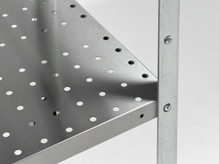 Стеллаж производственный перфорированный RESTOINOX СТПП-18/7-ЭЦ