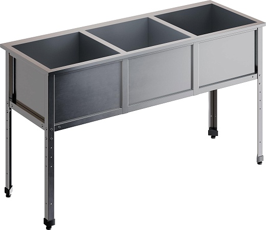 Ванна моечная трехсекционная RESTOINOX ВМС-3/6-ЭК