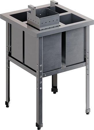 Ванна моечная сварная для мойки яйц RESTOINOX ВМСЯ-1/7-ЭН-304