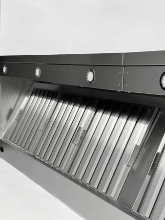 Зонт вытяжной пристенный с подсветкой RESTOINOX ЗВПКП-11/14