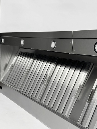 Зонт вытяжной пристенный с подсветкой RESTOINOX ЗВПКП-11/14