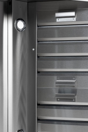 Зонт вытяжной центральный с подсветкой RESTOINOX ЗВЦУП-09/12