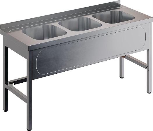 Ванна моечная цельнотянутая RESTOINOX ВМЦ-3/16/6-Б