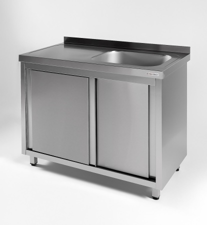 Стол производственный купе RESTOINOX СПЗК1М-11/7-БП с моечной ванной